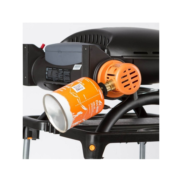 КОМПЛЕКТ Портативний переносний газовий гриль O-GRILL 500, срібло + шланг в подарунок! Код: 013369