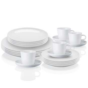 Столовий сервіз сімейний 20 предметів, білий Cucina Arzberg