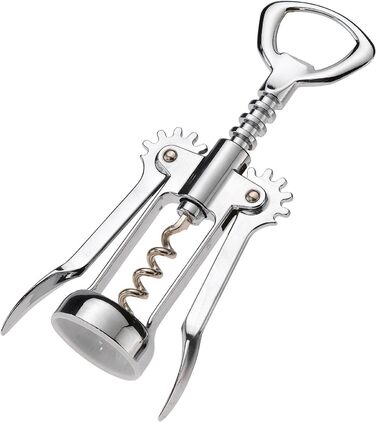 Важільний штопор Westmark з відкривачкою для пляшок, Monopol Edition, лита сталь/цинк, Fino 61603380 (набір з 5 носиків)