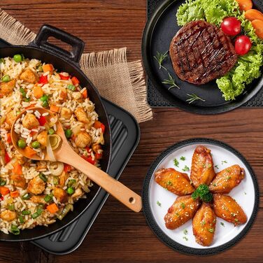 Силиконовые подставки под горячее 7 предметов черные WuGU