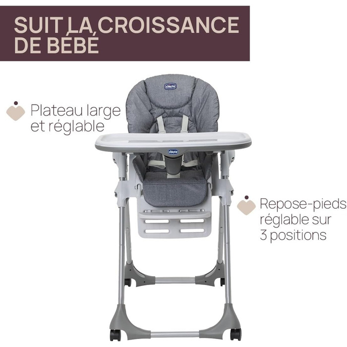 Дитячий стільчик для годування від 6 місяців Chicco