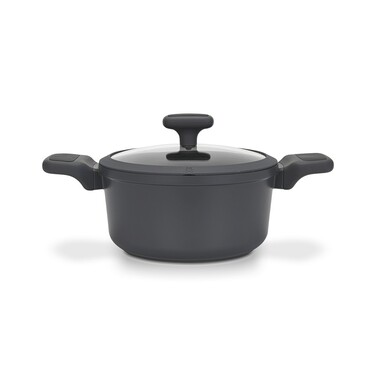 Кастрюля со стеклянной крышкой 20 см 2,7л TITANIUM PRO Fissman