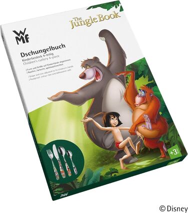 Дитячий набір столових приборів 4 предмета Jungle Book WMF