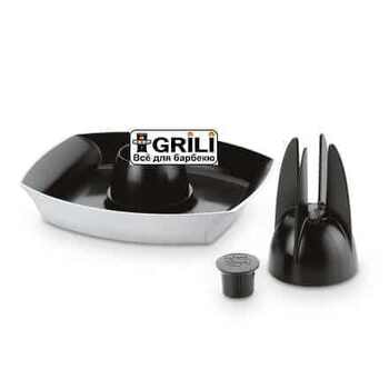 Стойка для курицы новая Weber