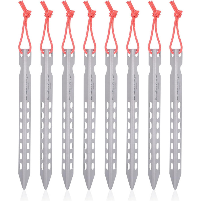 Титановые колышки Сверхлегкие гвозди для палатки Кемпинг Палатка Колья На открытом воздухе Портативные колышки Столбы для палатки Столбы для палатки 12 шт./лот Ti4008P (8 шт./лот-Ti4008P)