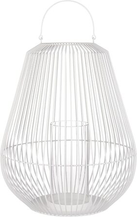 Ліхтар під свічку 45 см S White Nidea Blomus