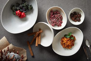 Серія PIETRA, набір посуду, набір тарілок Набір тарілок 27 х 20 х 3 см (16 шт. , комбінований сервіз 16 шт. ), 22139