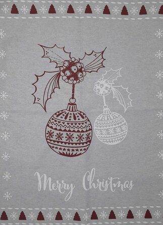 Набір з 12 різдвяних кухонних рушників 70 x 50 см Zambaiti