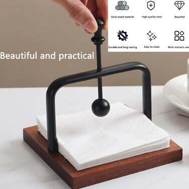 Дерев'яний тримач для серветок CaiYuanGJ