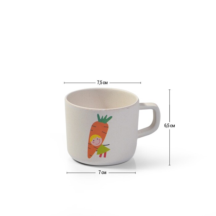 Кружка Fissman 225 мл Морква (8368)