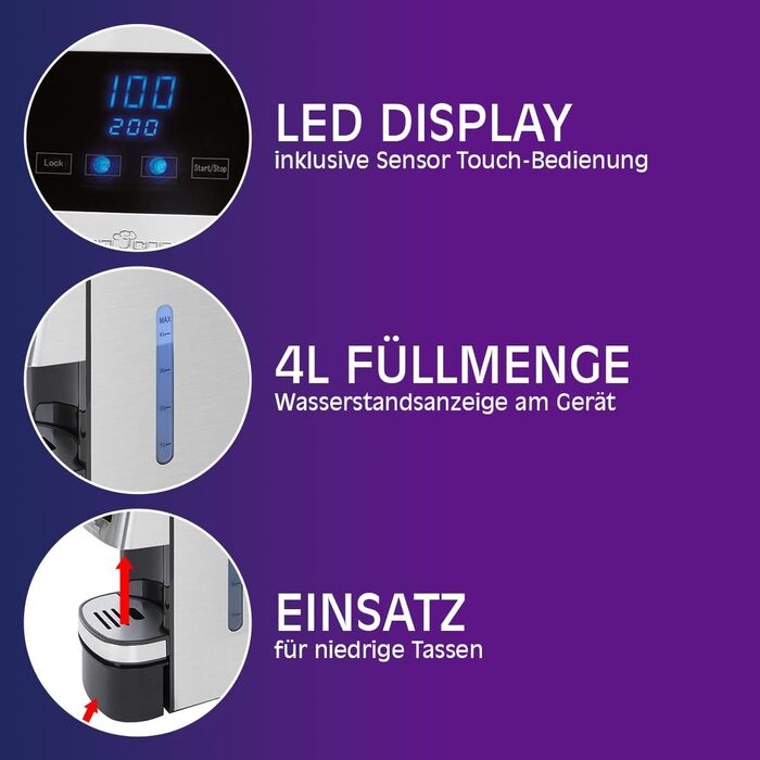 Диспенсер для горячей воды 4 л PC-HWS 1145 ProfiCook