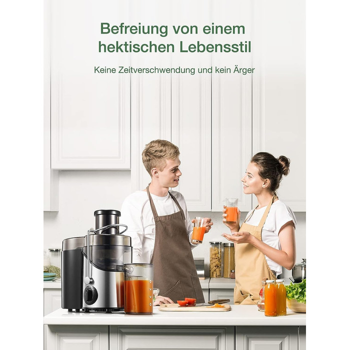 Соковижималка для овочів і фруктів, 400 Вт Juilist