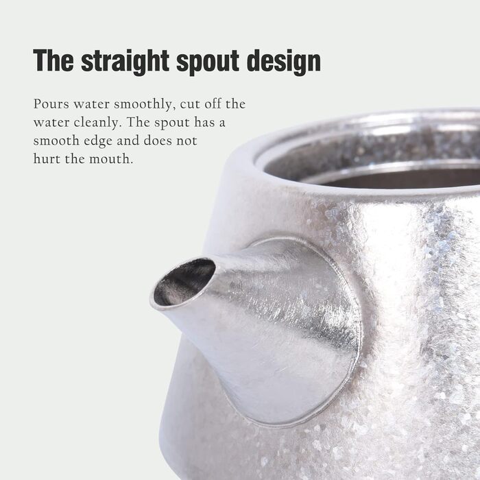 Титановий чайник із заварювальним пристроєм 300 мл iBasingo