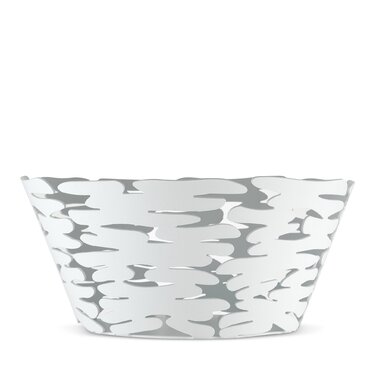 Чаша для фруктов 21х10 см белая Barket Alessi