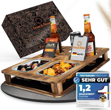 Преміальний дерев'яний органайзери для снеків 32 х 45 см SnackNest