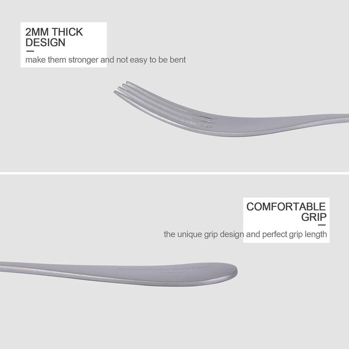 Титанові столові прилади для кемпінгу Boundless Voyage