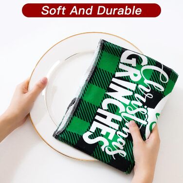 Набір з 4 різдвяних кухонних рушників 45 x 65 см, набір Y Ohok