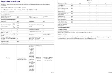 Міні-холодильник зі скляними дверцятами 47 л білий Klarstein