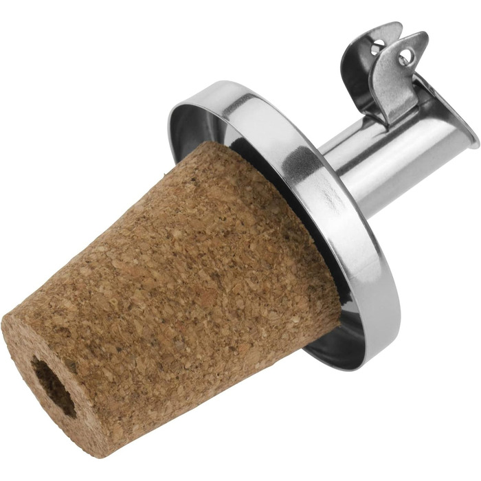 Заливки олії/оцту 4 запасні пробки, з клапанами, метал/нержавіюча сталь, натуральні пробки, масло з нержавіючої сталі спеціальне, 478022E3 (оцет - натуральні пробки, 4 шт. и), 4