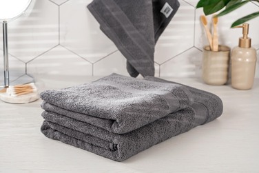 ARDESTO Рушник махровий SuperSoft, графіт, 30х50см, 100% бавовна