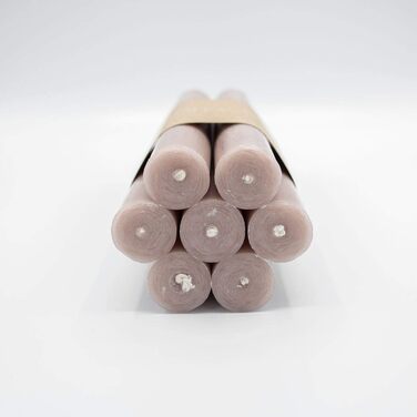 Набір свічок Infinity Boxs із 7 конусних свічок, зелений, приблизно Д18 см, Ø 2,2 см, час горіння 8 год (7 свічок, сіро-коричневого кольору)