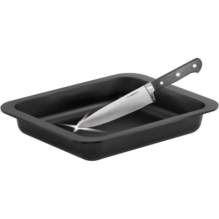 Форма для запікання в духовці прямокутна 33 x 5 x 25 см, чорна Zenker