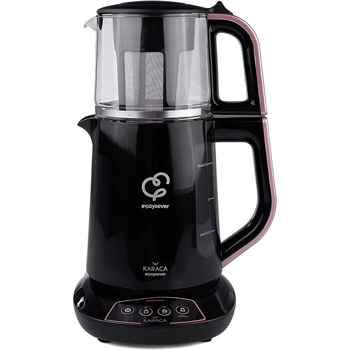 Електрочайник 1700 Вт Рожеве золото KARACA