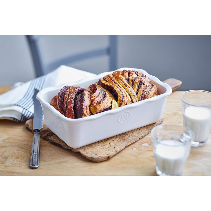 Форма для выпечки хлеба прямоугольная 25,4x14,7x7,9 см, жемчужно-серая Modern Classics Emile Henry