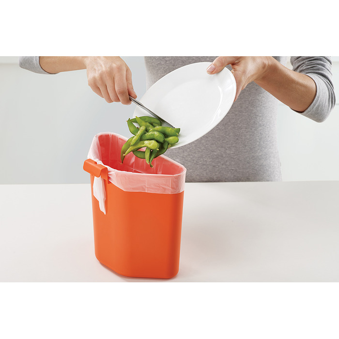 Контейнер для сміття з двома баками 60 л білий Totem Compact Joseph Joseph