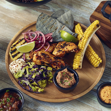 Тарілка дерев'яна 26 см, Acacia Wood, Genware