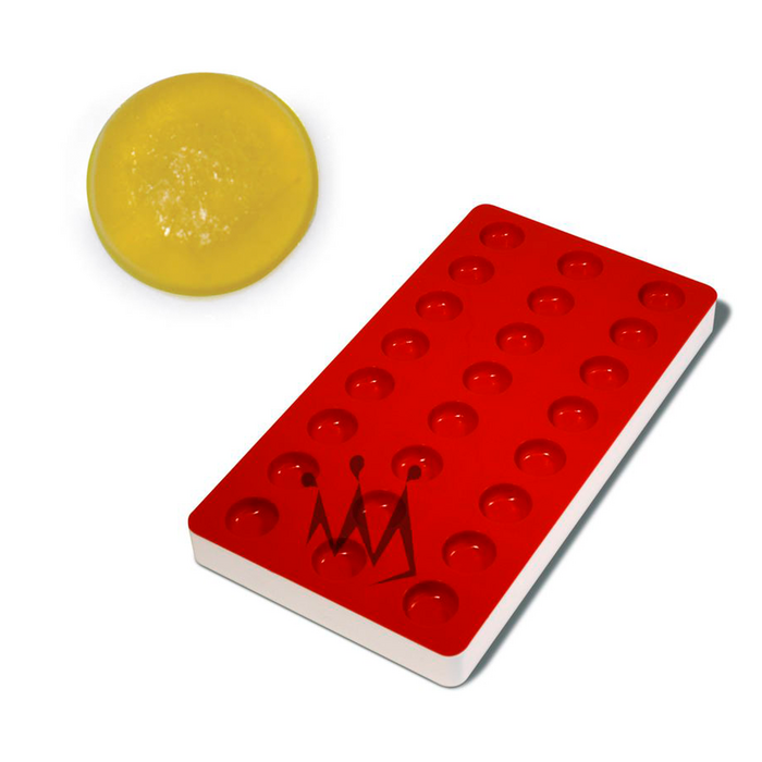 SG05/YL Форма силіконова для мармеладу 'пастила' d 30 mm, h 11 mm + пластикова основа