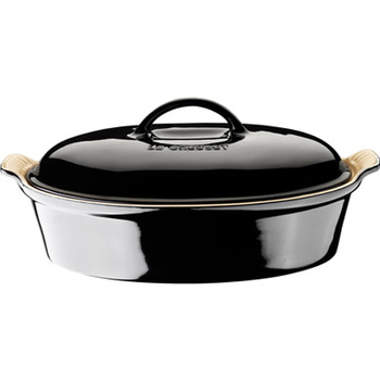 Блюдо для запікання 36 см, чорний Le Creuset