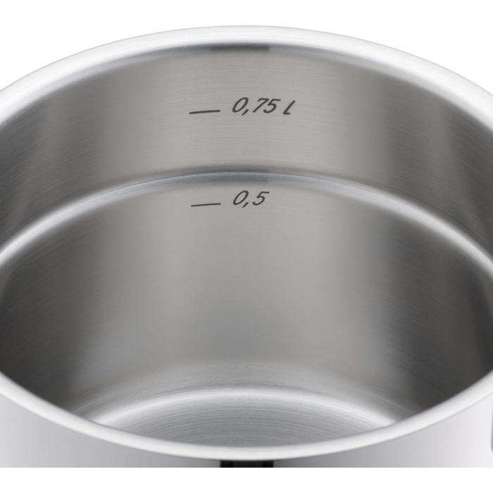 Набір посуду Silit Extra Cook 4 предмети каструлі 12/14 см зі скляною кришкою, внутрішня шкала, широкий обід для зручного зливання, нержавіюча сталь Crominox, для невеликих порцій, компактне зберігання, посуд не проливається. Набір посуду 4 предмети.