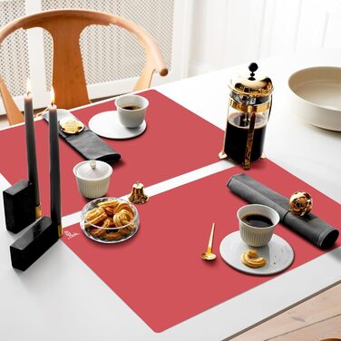 Антипригарний килимок для випічки 60 x 40 см червоний SUPER KITCHEN