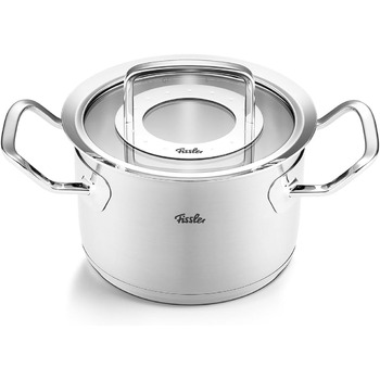 Кастрюля 2,1 л из нержавеющей стали со стеклянной крышкой 16 см Original-Profi Collection Fissler