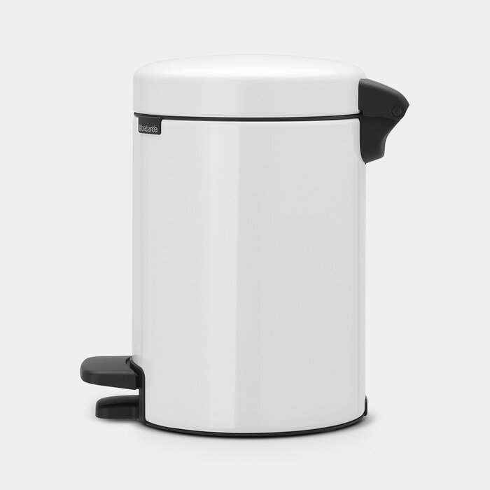 Сміттєвий бак з педаллю 3 л безшумний білий NewIcon Brabantia