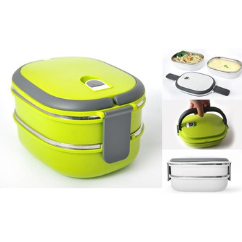 Термо ланч-бокс 1,5 л зелений ТМ-150 Amara