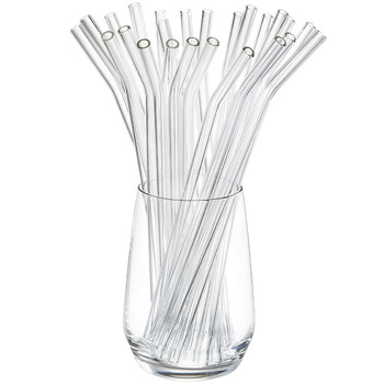 Набір трубочок для коктейлю 23 см, прозорі, 25 предметів Future Gefu