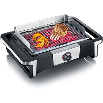 Електричний гриль PG 8114 настільний з OLED-дисплеєм Severin