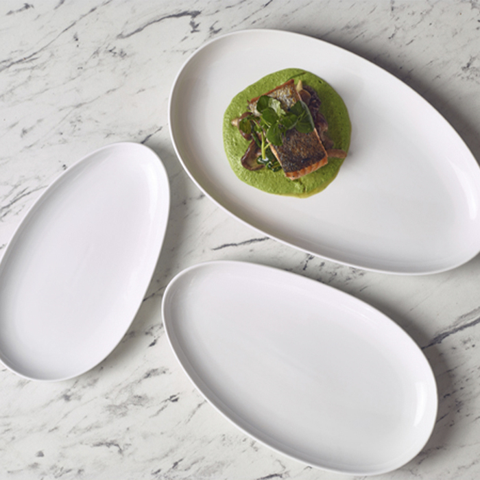 Тарілка овальна 29.5*17 см, Organic, GenWare