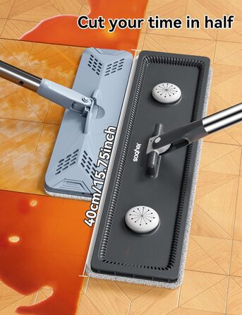 Набір швабри з відром білий CTIME