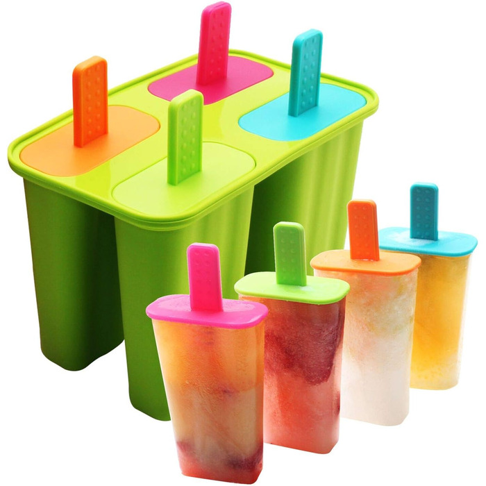 Силіконові форми для морозива, зеленого кольору DEHUB