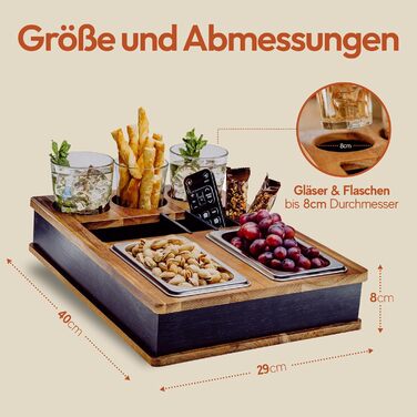 Органайзер для снеків 29 х 40 х 8 см Lyx & Fint