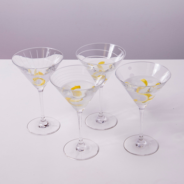 Набор бокалов для мартини Mikasa CHEERS, стекло, 290 мл, 4 пр.