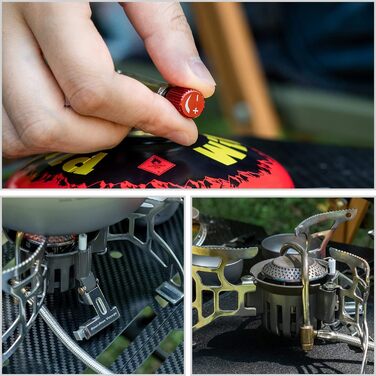 Портативна легка газова плита високої потужності Boundless Voyage