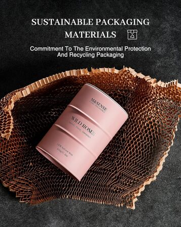 Ароматичні свічки M&SENSE з натурального соєвого воску, натуральна соєва свічка для домашнього декору, тривалий час горіння до 70 годин, класні подарунки-свічки для чоловіків та жінок (600 г, дикі троянди)