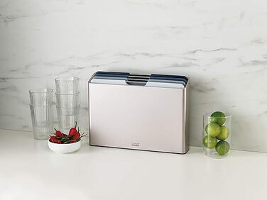 Набір обробних дощок 4 предмети Сіро-блакитний Folio Joseph Joseph