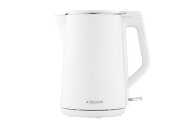 ARDESTO Електрочайник EKL-X50/1.5 л/2200 Вт/подвійні стінки/Strix контроль/білий