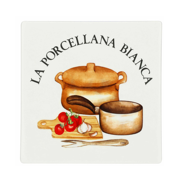 Підставка під гаряче La Porcellana Bianca CONSERVA, порцеляна, 18 х 18 см
