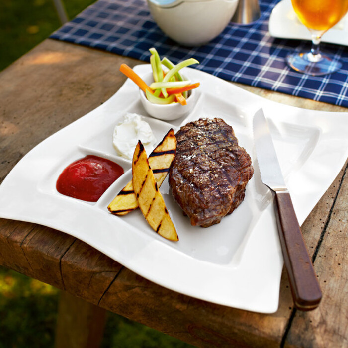 Тарілка для гриля / суші, з відділеннями 27 x 27 см NewWave Porzellan Villeroy & Boch